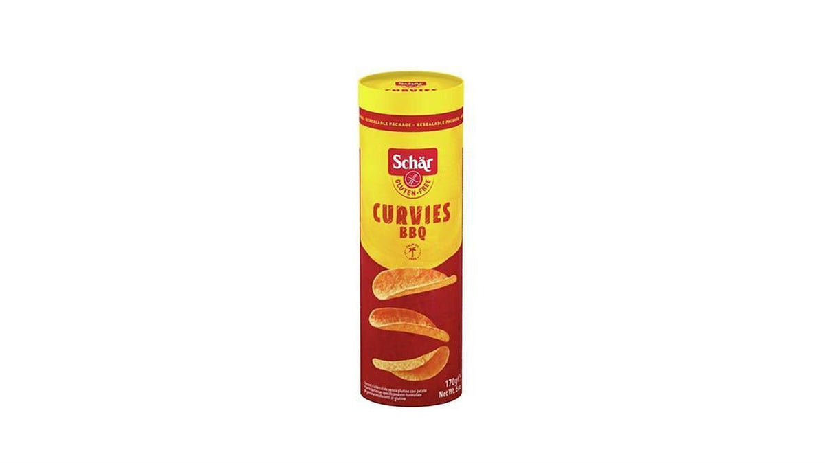 Schar Gluten Freee Curvies BBQ Flavour 170g - 10 Pack