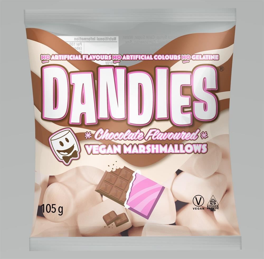 Dandies Vegan Chocolate Marshmallows 105g - 10 Pack
