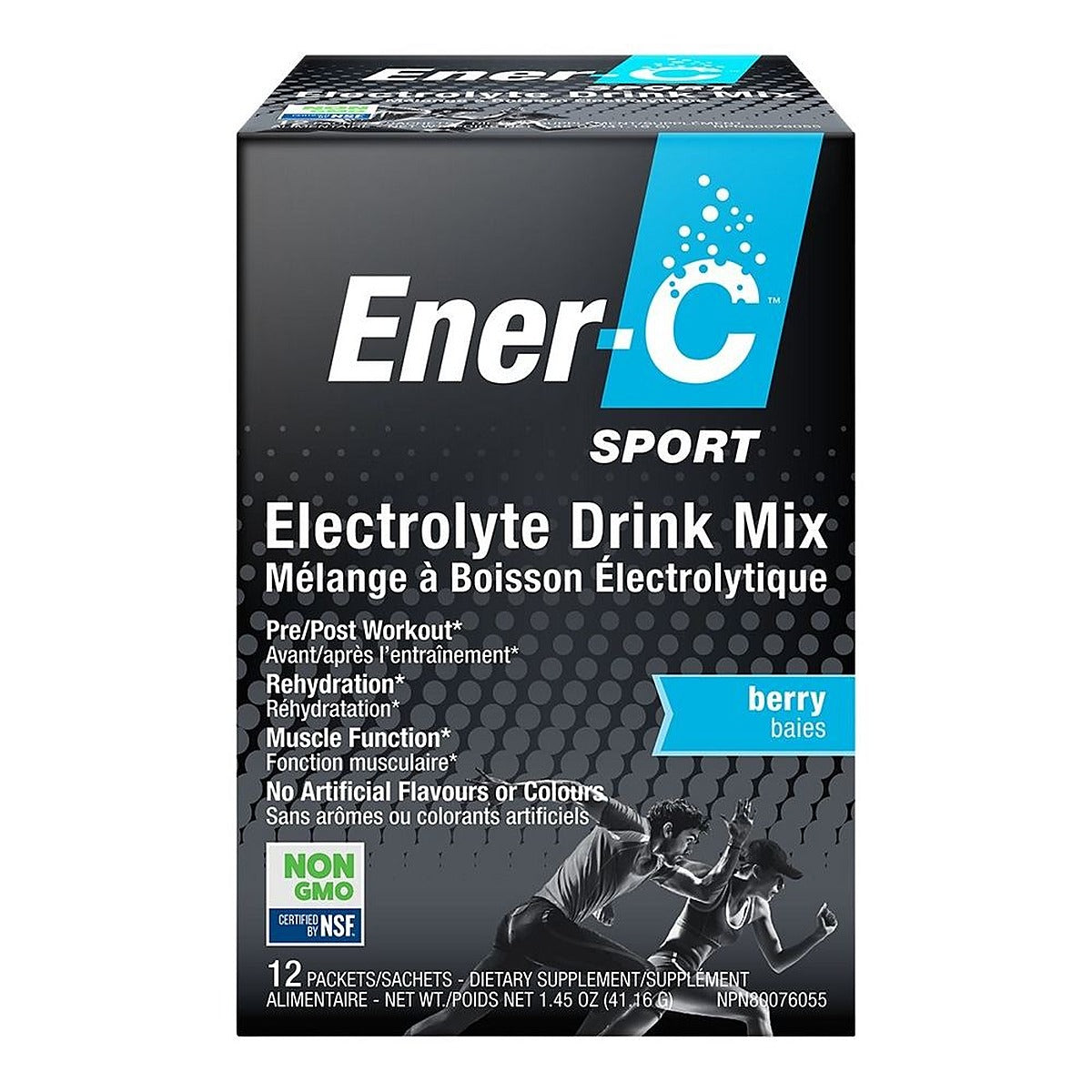 Ener-C Multivitamin Drink Mix Electrolyte Sport Berry 12 Sachets