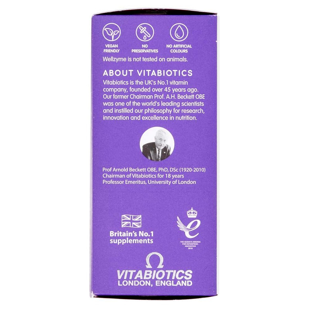 Vitabiotics Wellzyme Digestive Enzymes Advanced Formula - 60 Capsules - image 2