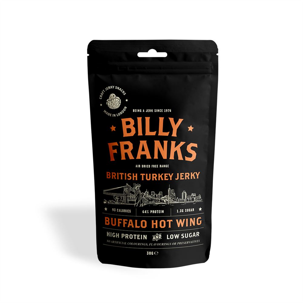 Billy Franks Gluten Free Buffalo Hot Wing Jerky 30g