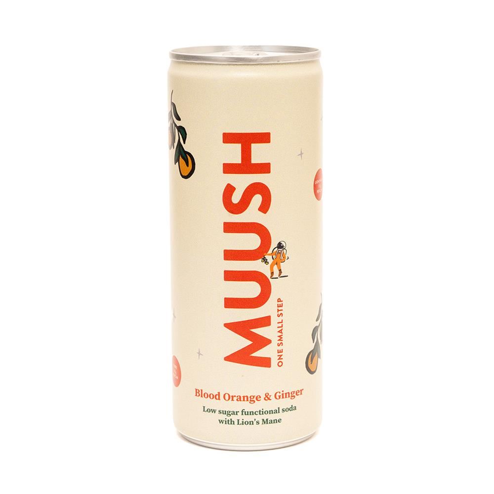 Muush Blood Orange and Ginger Soda 250ml