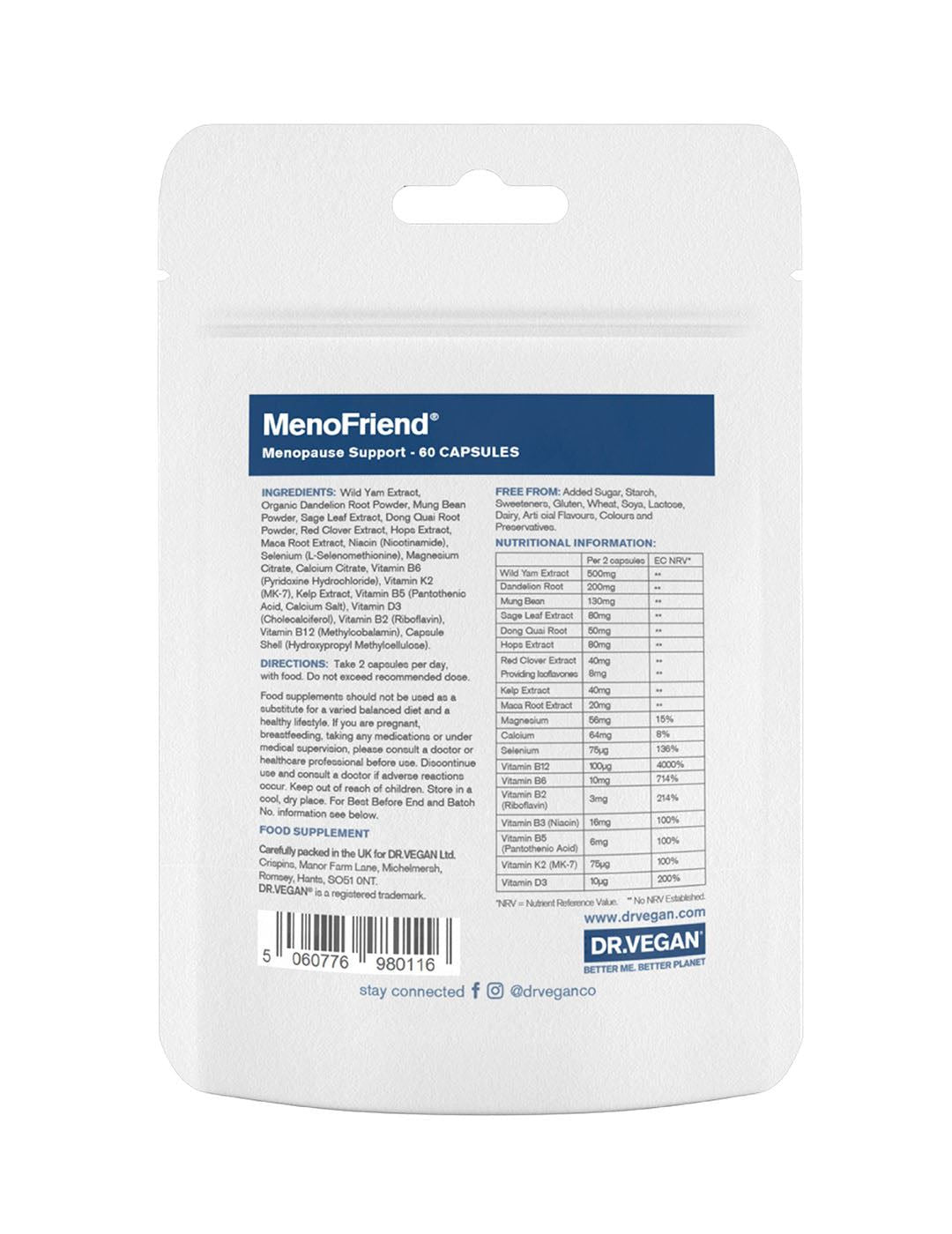 Dr. Vegan MenoFriend - 60 Capsules