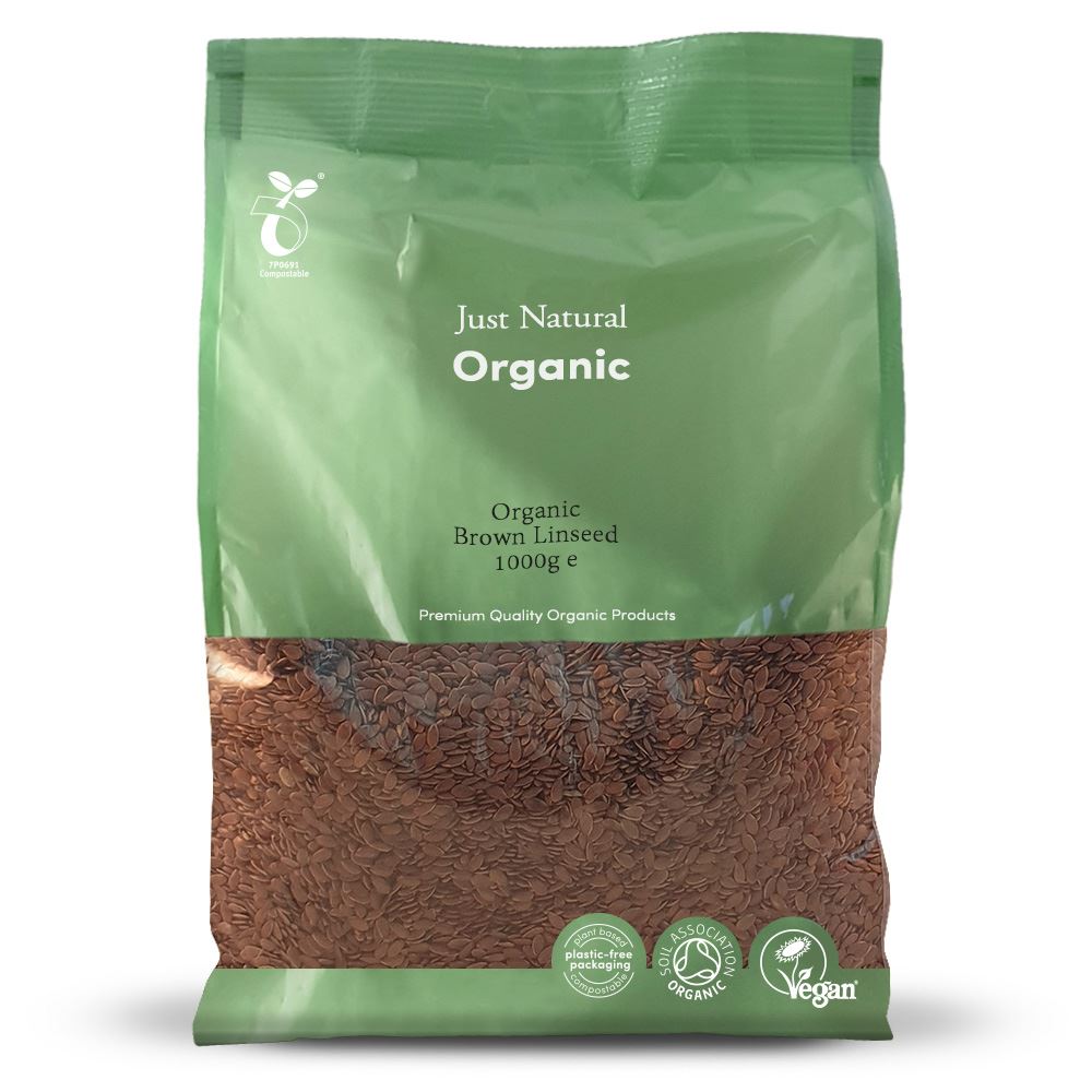 Just Natural Organic Organic Brown Linseed 1000g