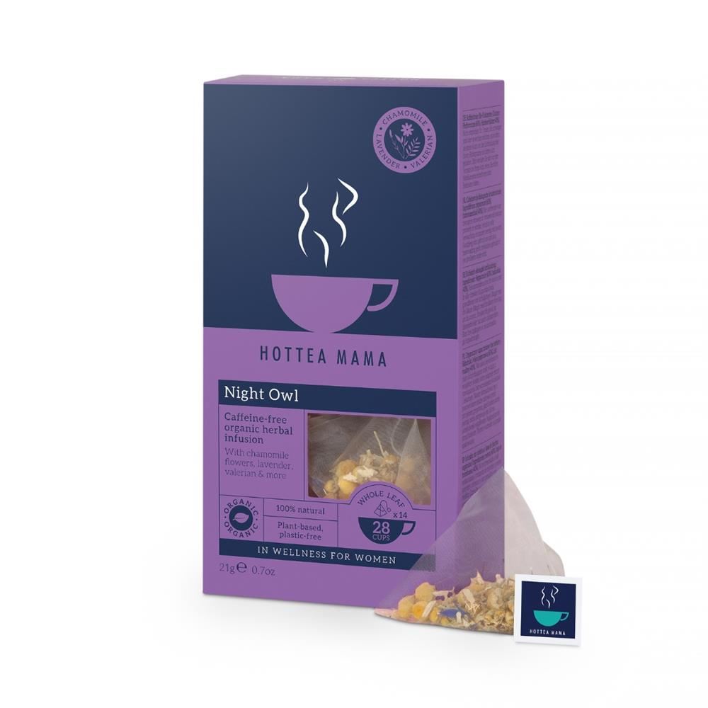 HotTea Mama A calming blend of organic herbs & flowers to support sleep 14 bags