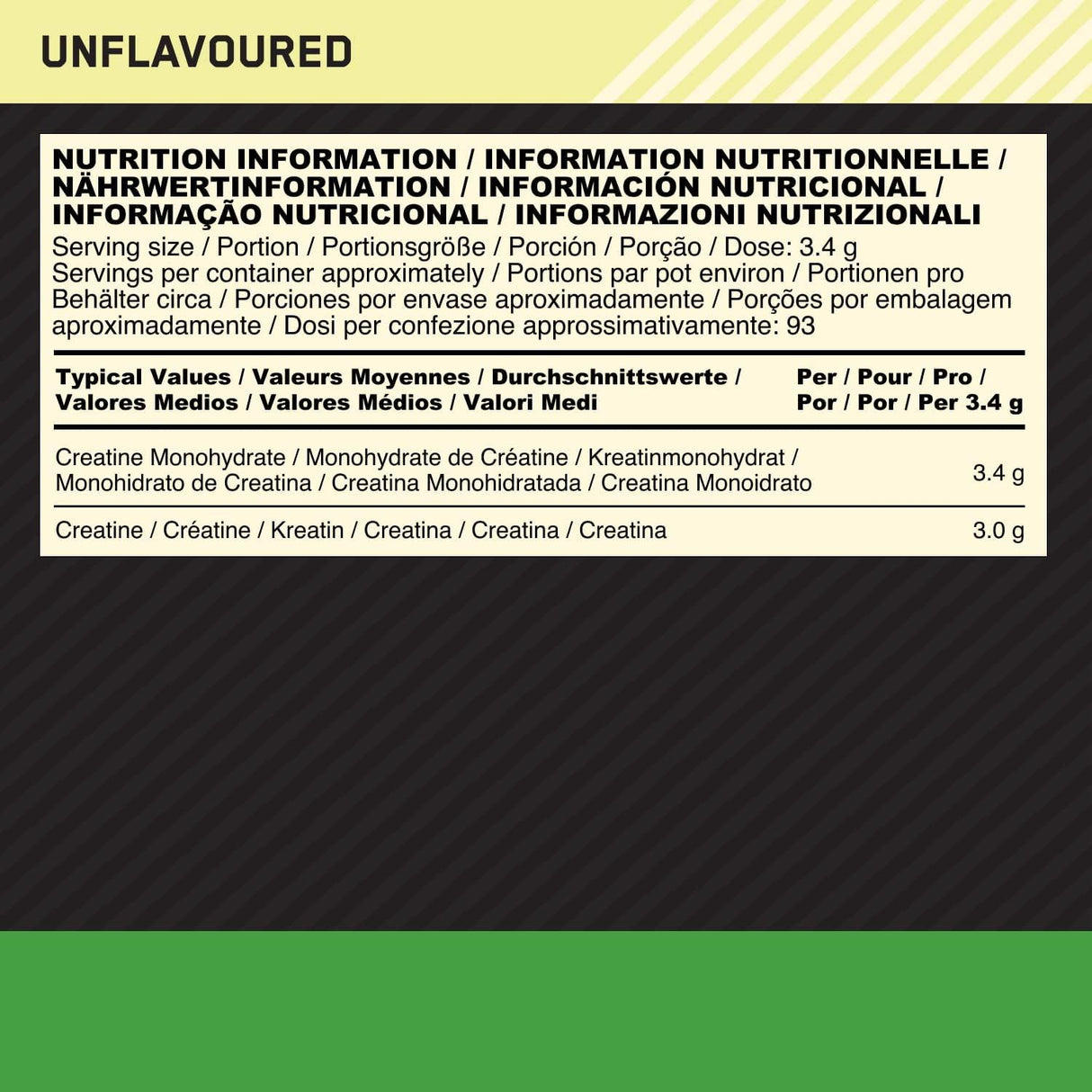 Optimum Nutrition Micronised Creatine Unflavored - 317g / 634g