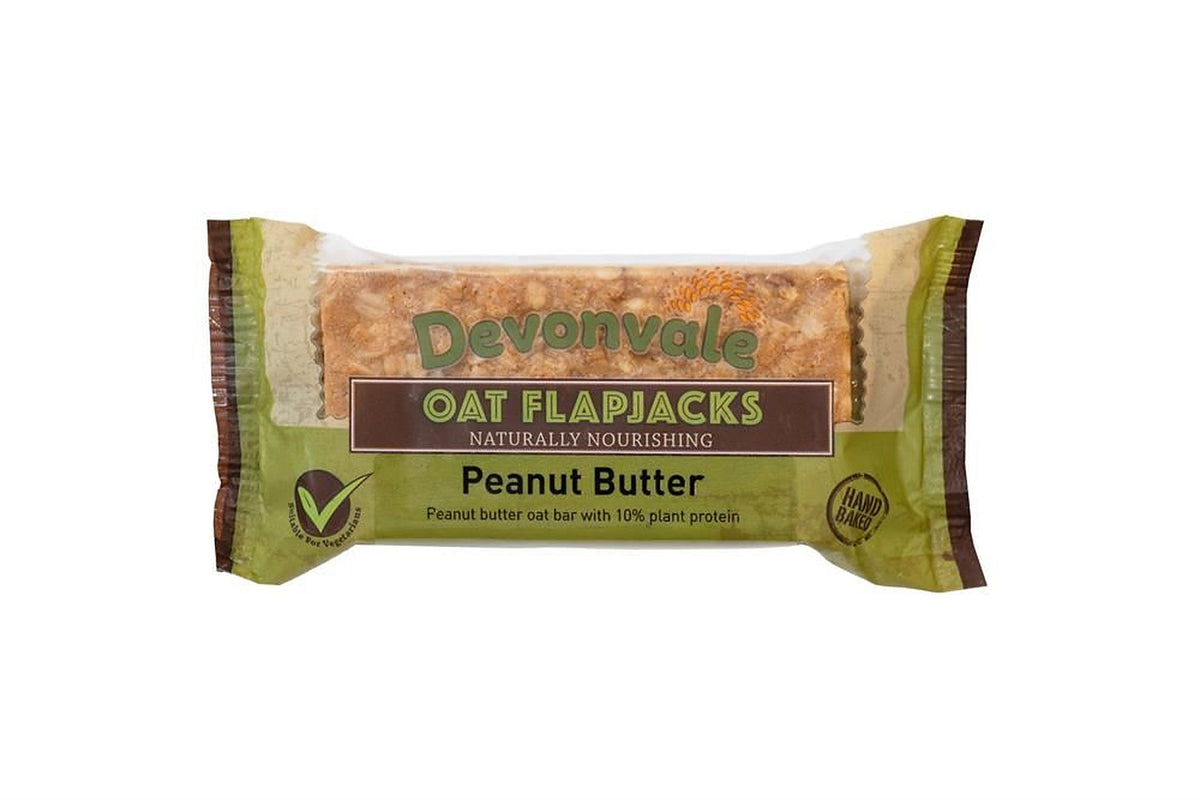 Devonvale Peanut Butter Flapjack 95g - 24 Pack