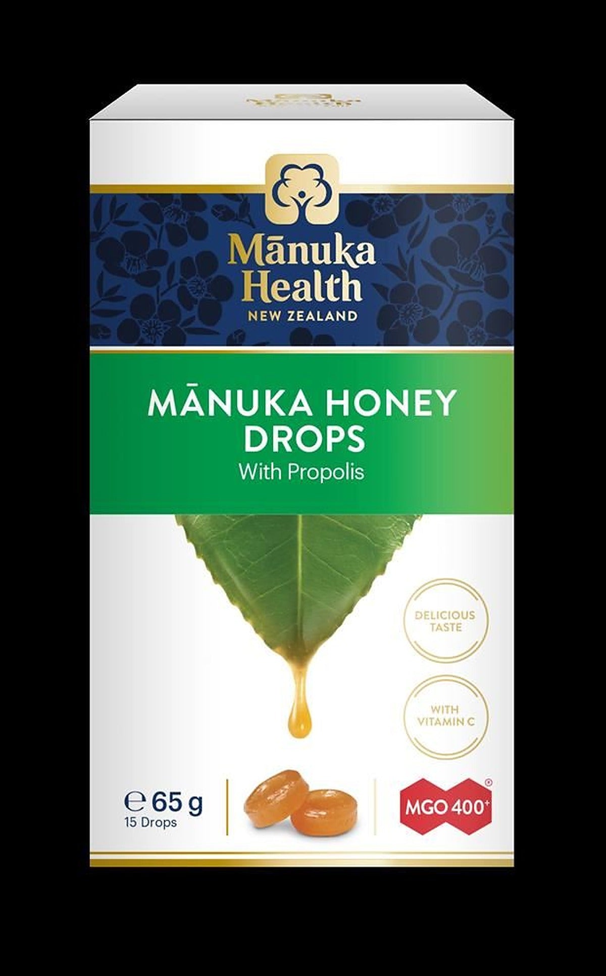Manuka MGO 400+ Manuka Honey Drops with Propolis 65gm 15 Lozenges