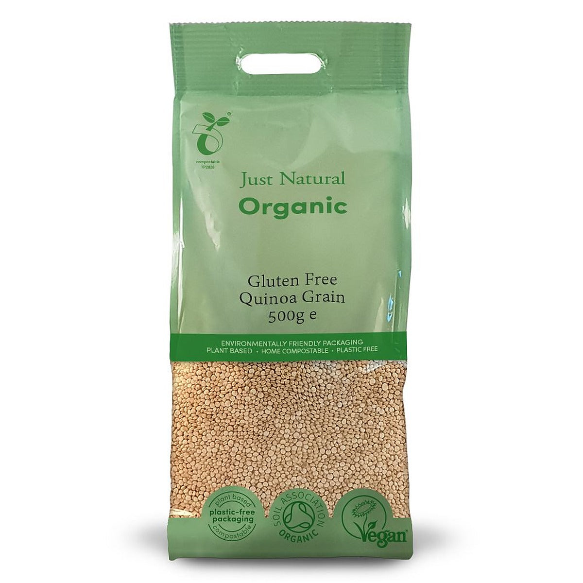 Just Natural Gluten Free Organic Gluten Free Quinoa Grain 500g