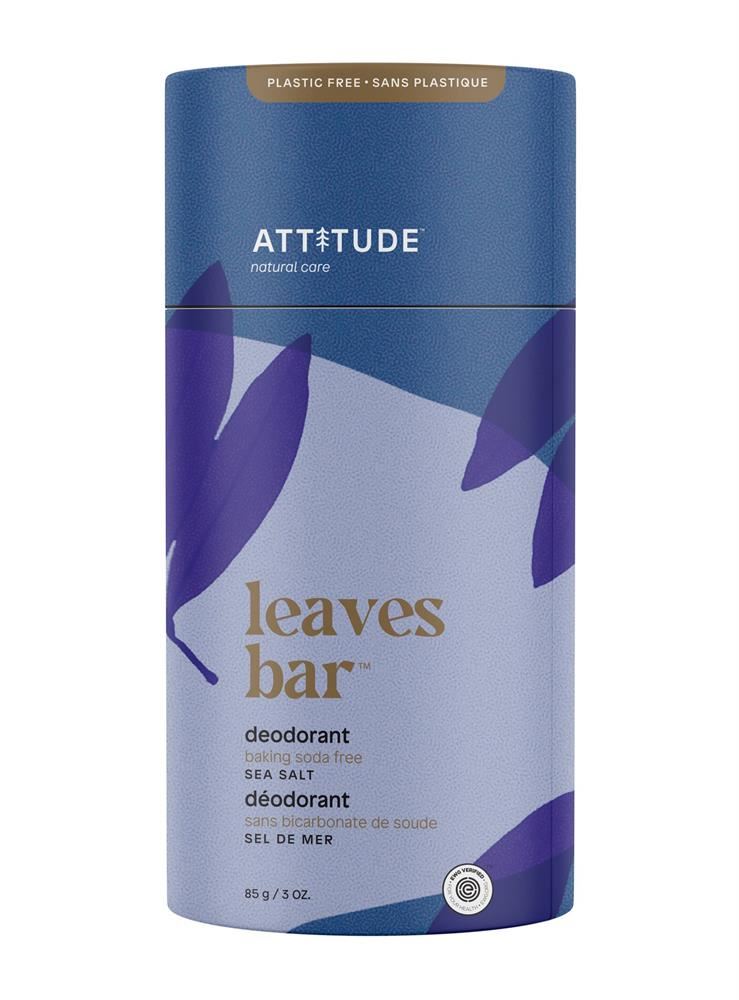 Attitude Deodorant Leaves Bar - Sea Salt 85g