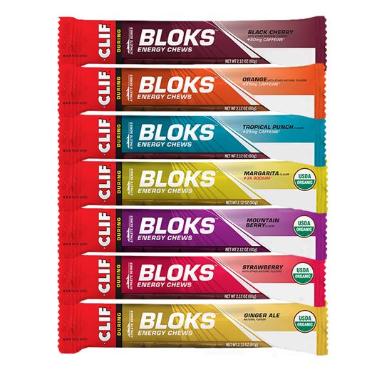 Clif Shot Bloks - All Flavours - Box of 18 x 60g