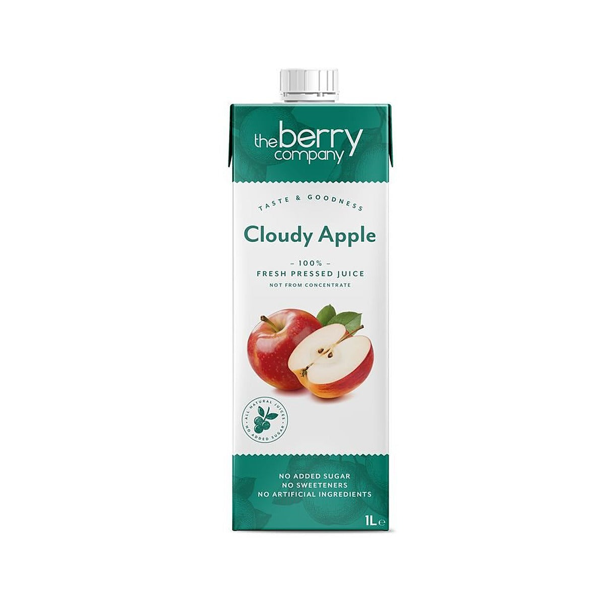 The Berry Company Apple Juice 1L