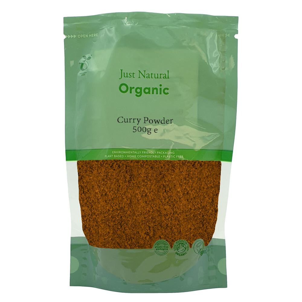 Just Natural Herbs Organic Medium Heat Curry Powder 500g