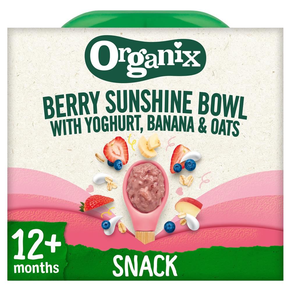 Organix Berry Sunshine Bowl with Yoghurt Banana & Oats 120g