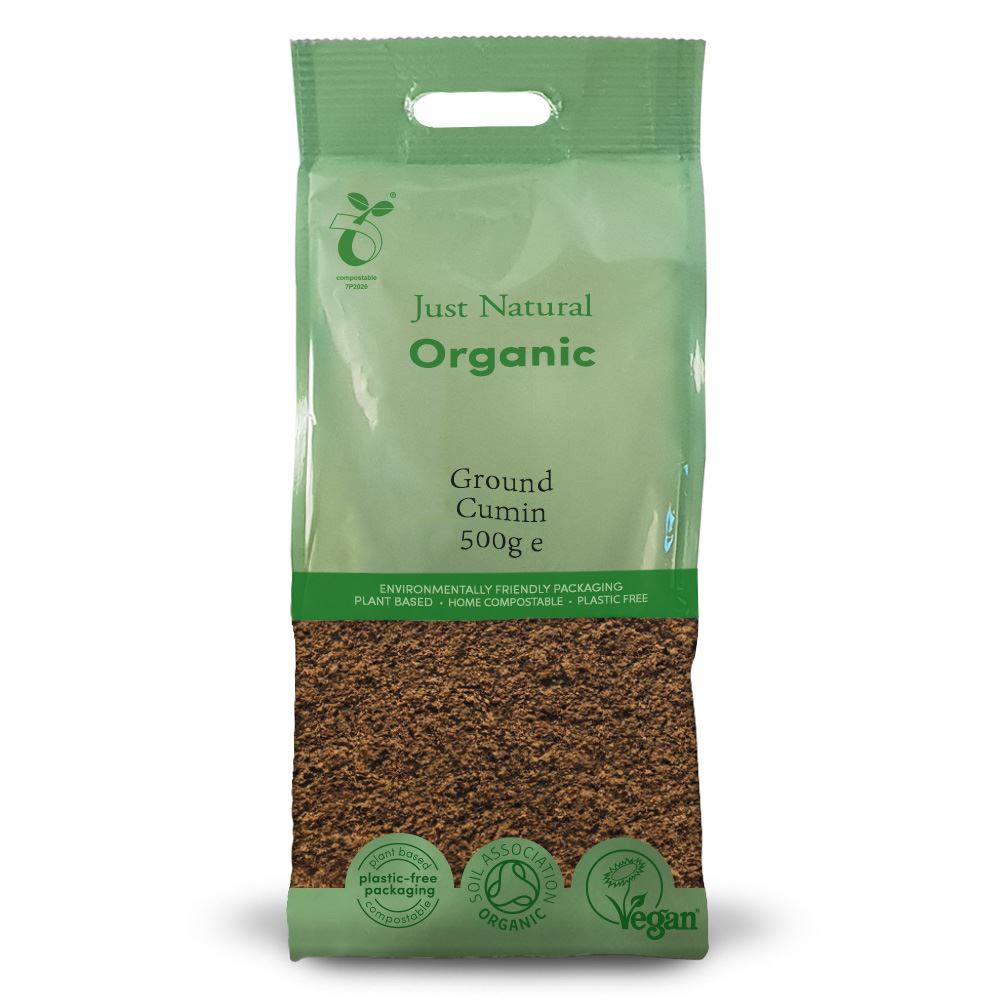 Just Natural Herbs Organic Ground Cumin 500g