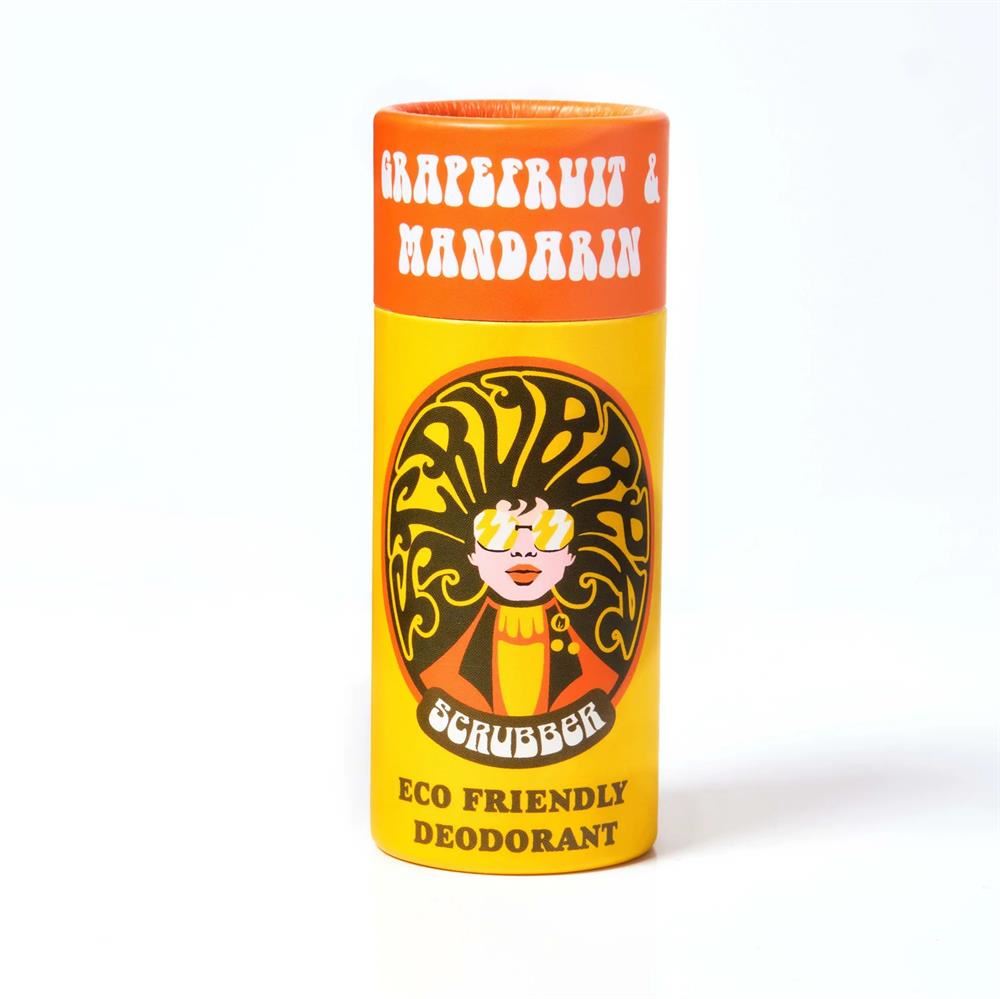 Scrubber grapefruit & mandarin eco-friendly natural deodorant 85g