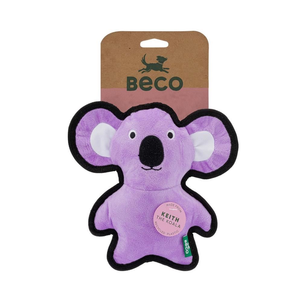 Beco Plush Koala Dog Toy Medium. 1 toy