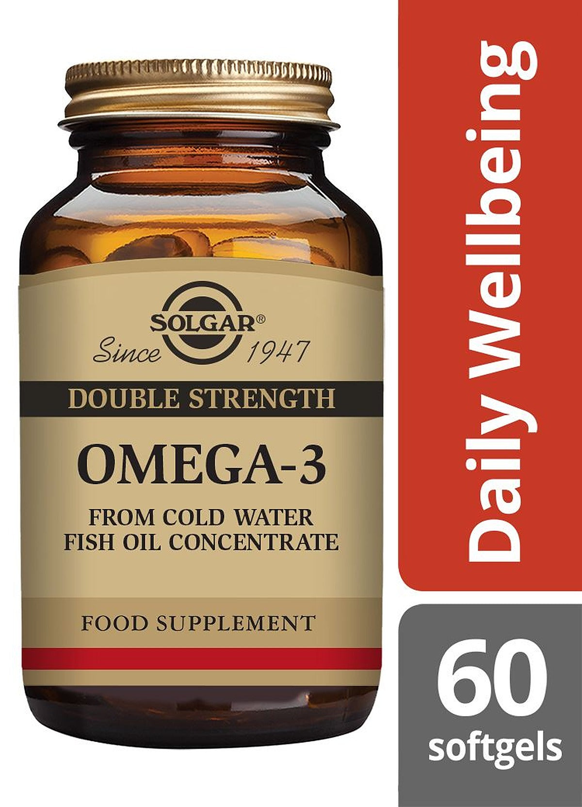 Solgar Double Strength Omega-3 - 60 Softgels - image 2