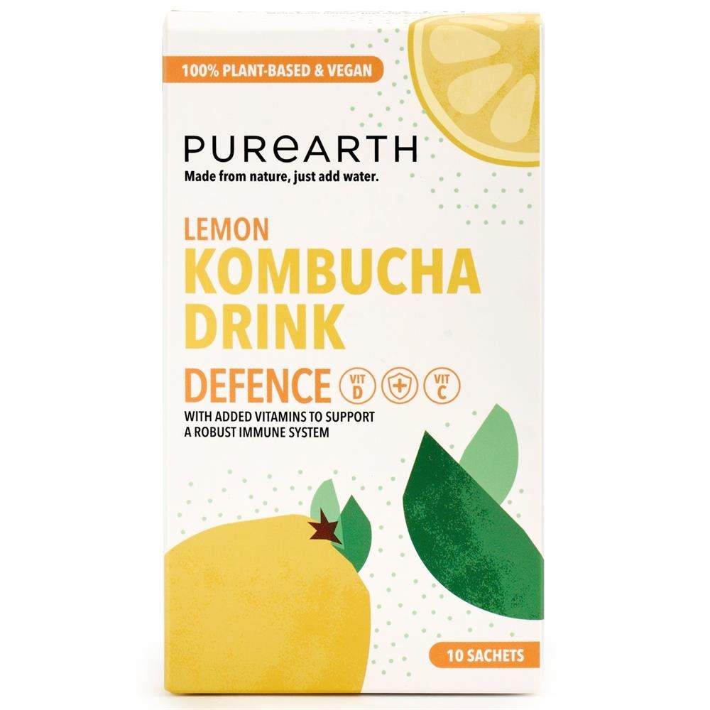 Purearth Defence Kombucha Drink Powder 10x5g sachets