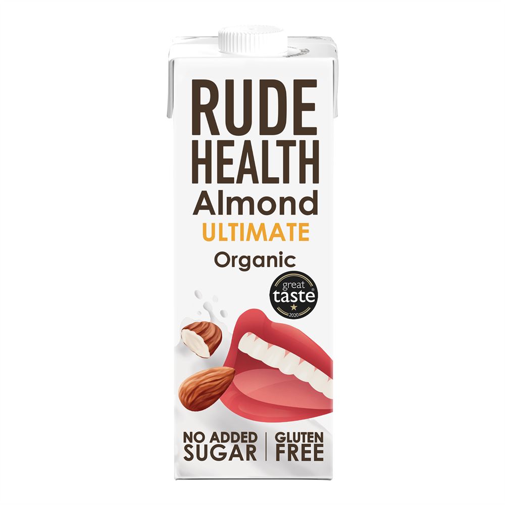 Rude Health Organic Non-Dairy Ultimate Almond Milk 1L