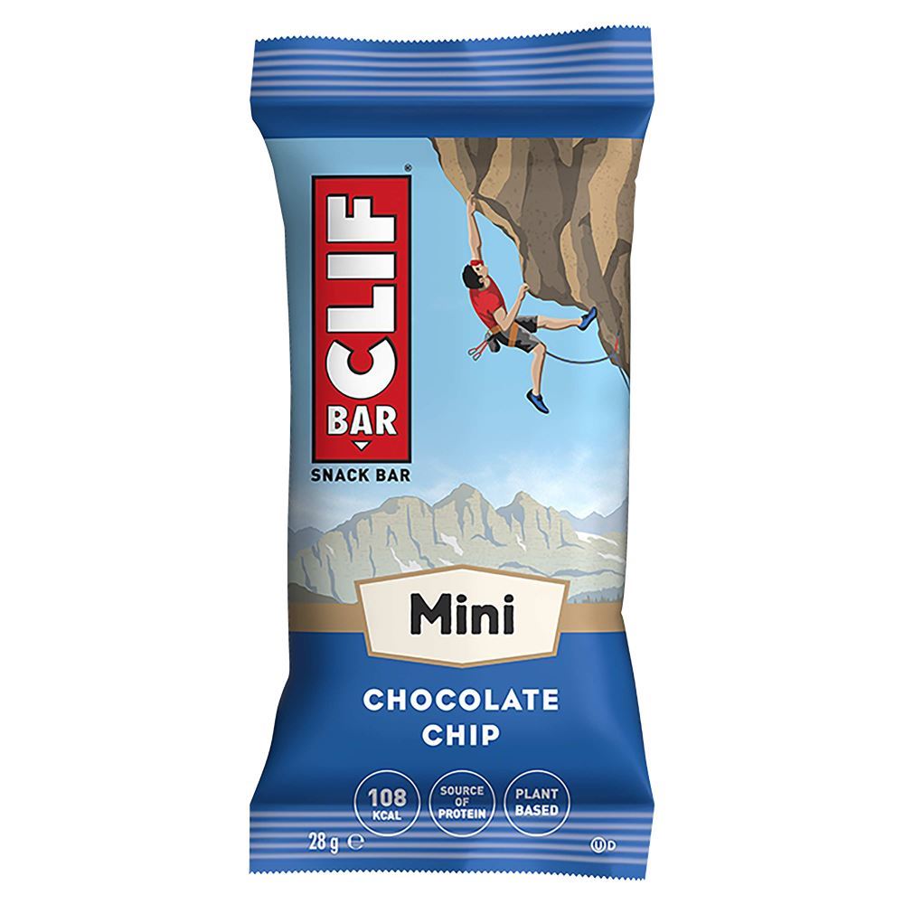 Clif Bar The Ultimate Snack Bar - Mini Chocolate Chip Bar 28g - 10 Pack