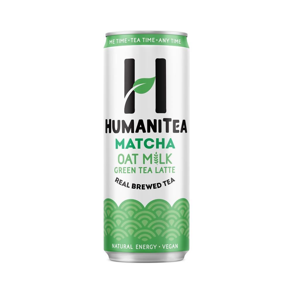 HumaniTea Matcha Oat Milk Green Tea 250ml - 6 Pack