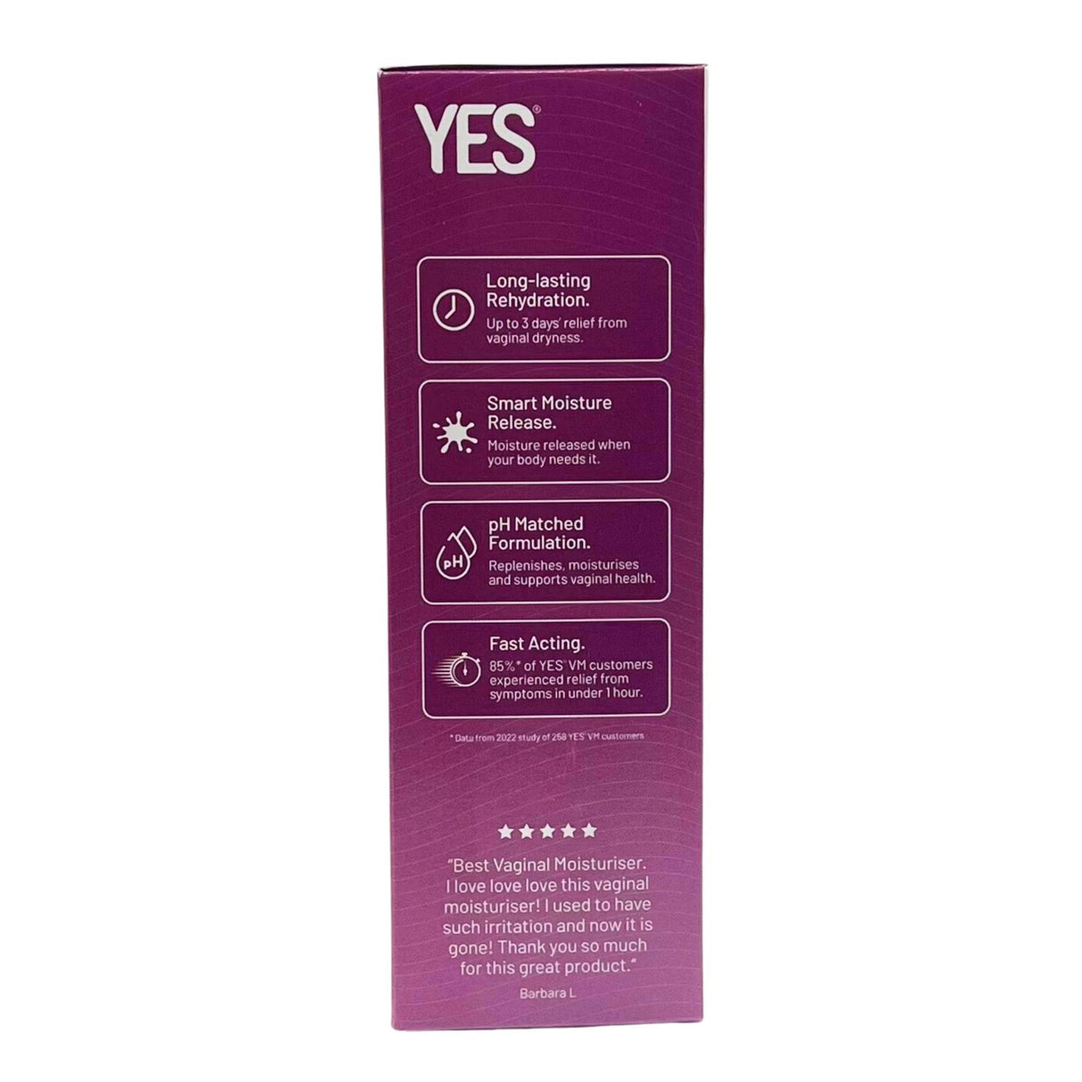 YES VM Organic Natural Vaginal Moisturiser - 100ml