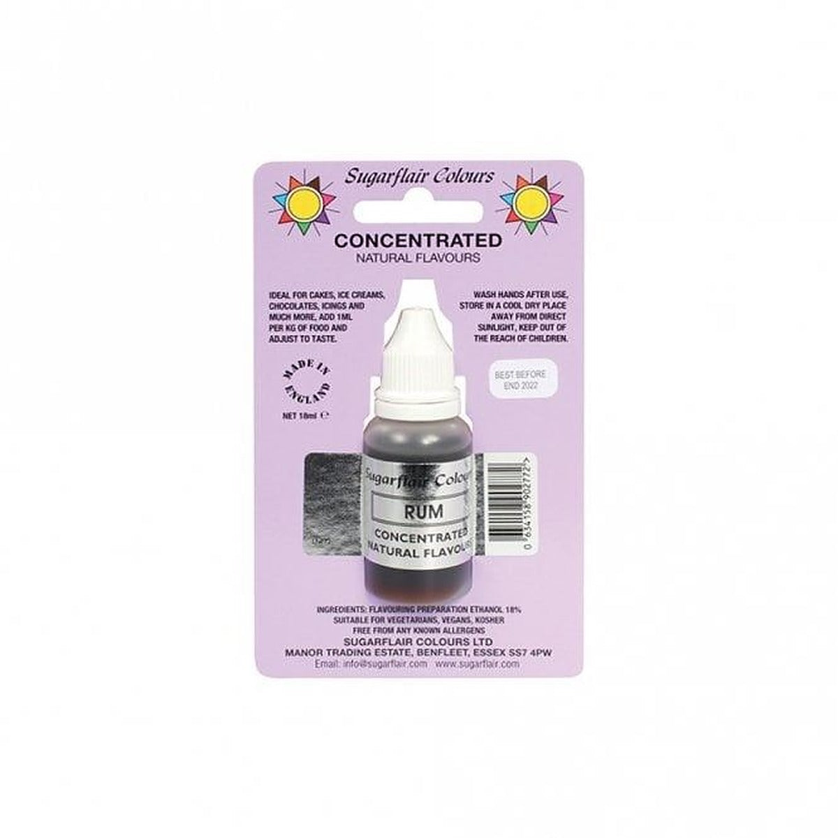 Sugarflair Concentrated NATURAL Food Flavours - 18ml - image 24