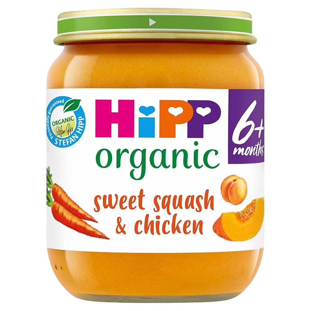 Hipp Organic Sweet Squash & Chicken 125g - 6 Pack