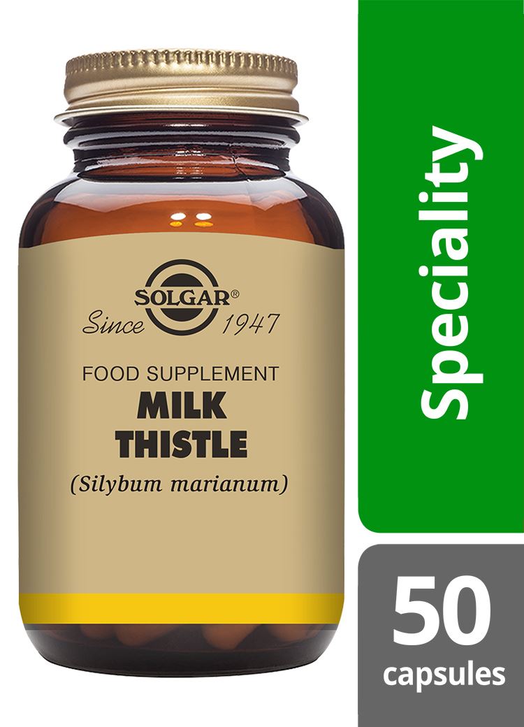 Solgar Milk Thistle - 50 Vegicaps
