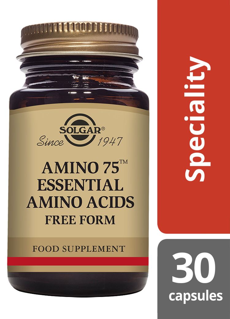 Solgar Amino 75 Essential Amino Acids - 30 Vegicaps