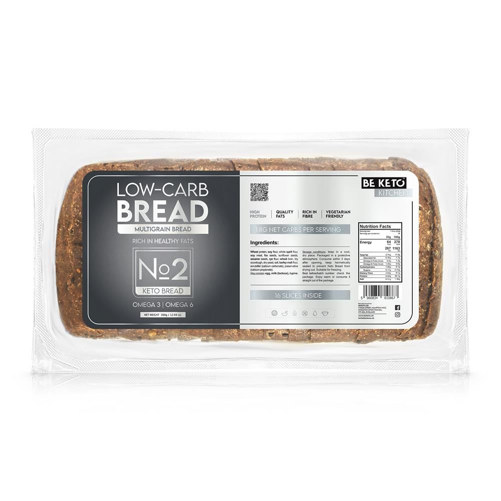BeKeto Keto Multigrain Bread 360g