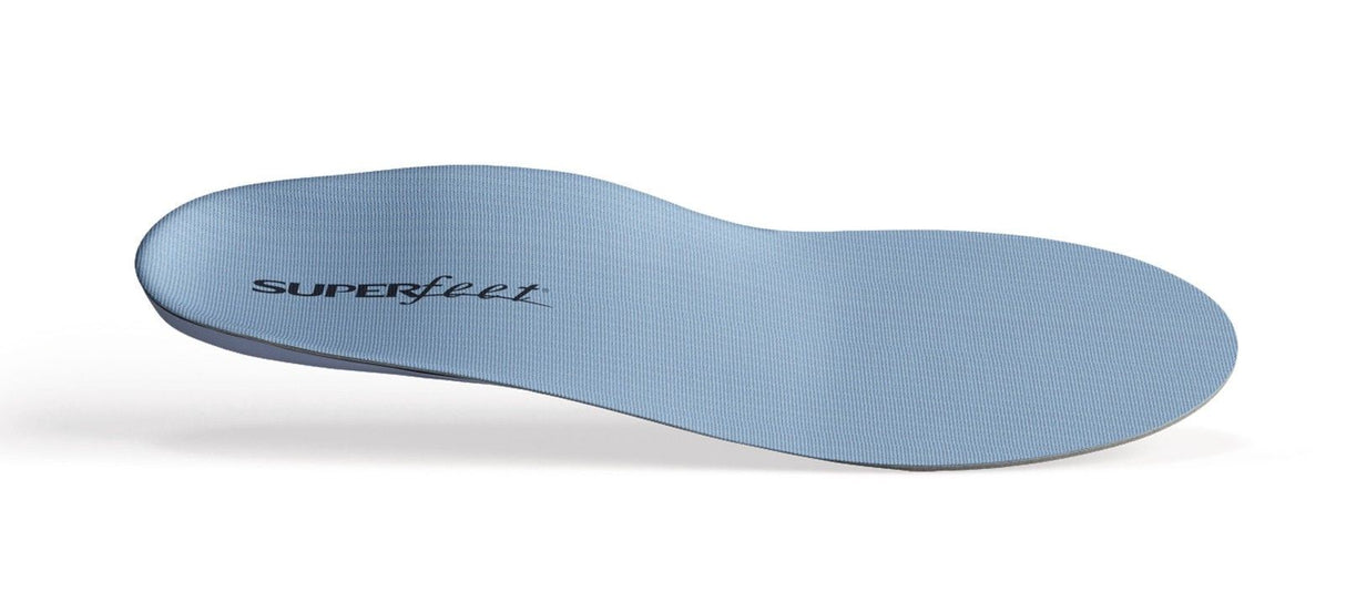 Superfeet Premium Insole Blue Foot Arch Support Trim to Fit Run Hike Casual Shoe