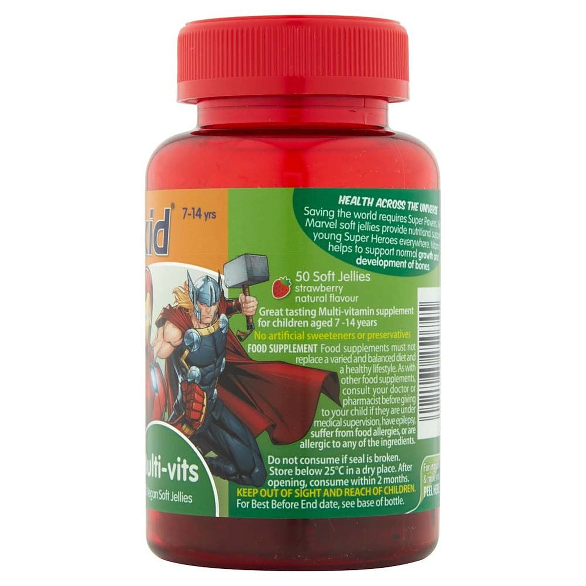 Vitabiotics WellKid Marvel Multi-Vitamin - 7-14yrs - 50 Soft Jellies - image 3