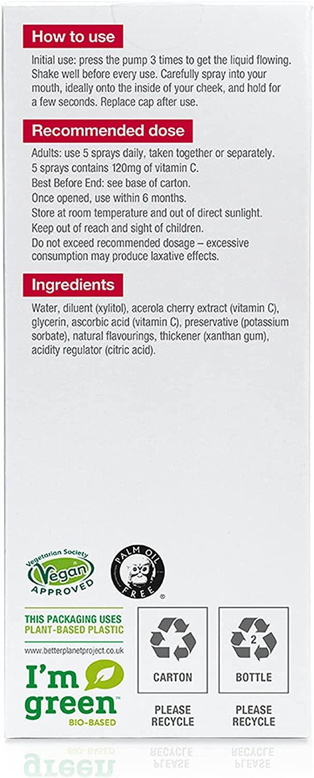 BetterYou Vitamin C Daily Oral Spray - 50ml - image 2
