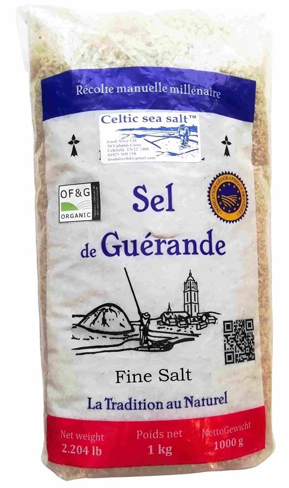 Food Alive Organic Celtic Sea Salt Fine 1 Kg