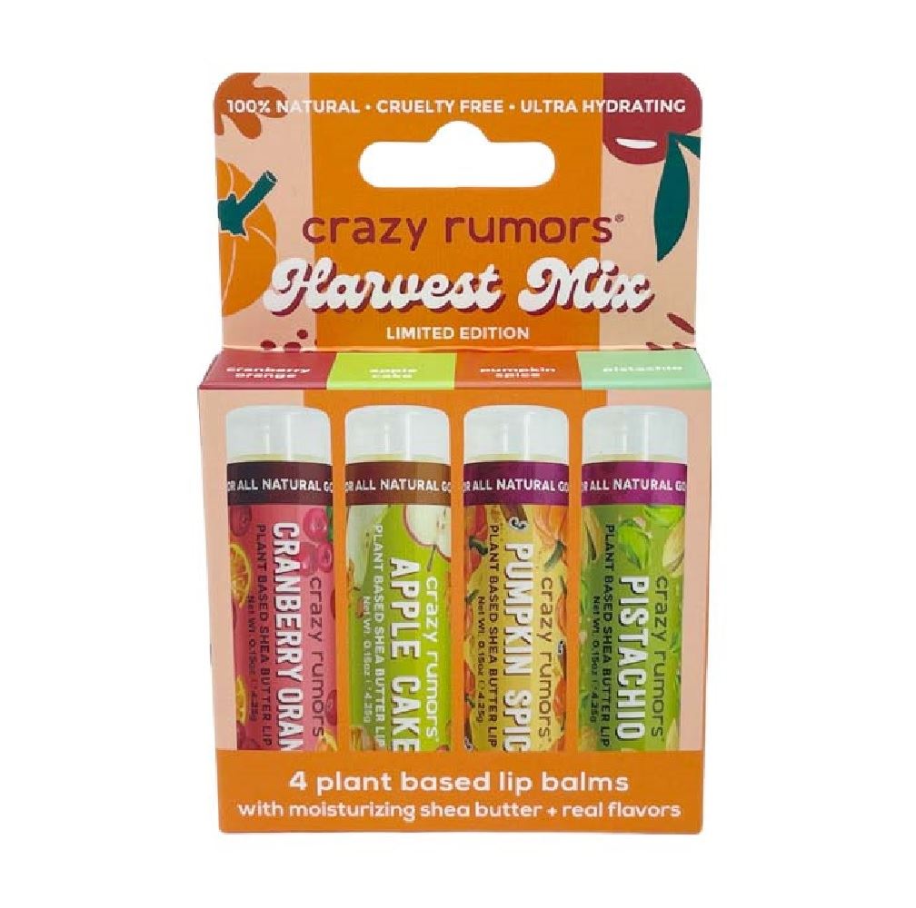 Crazy Rumors Harvest Mix Lip Balms 17g