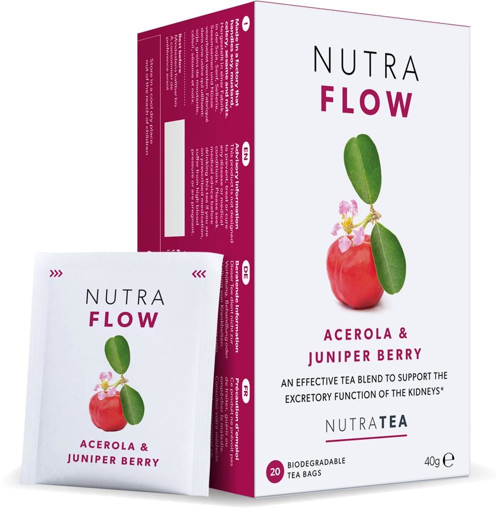 Nutratea Nutra Flow Tea 20 Herbal Tea Bags