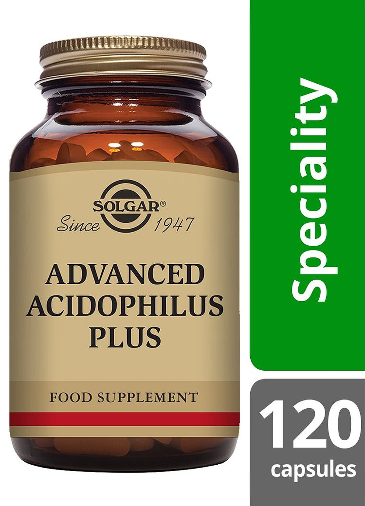 Solgar Advanced Acidophilus Plus - 120 Vegicaps - image 2