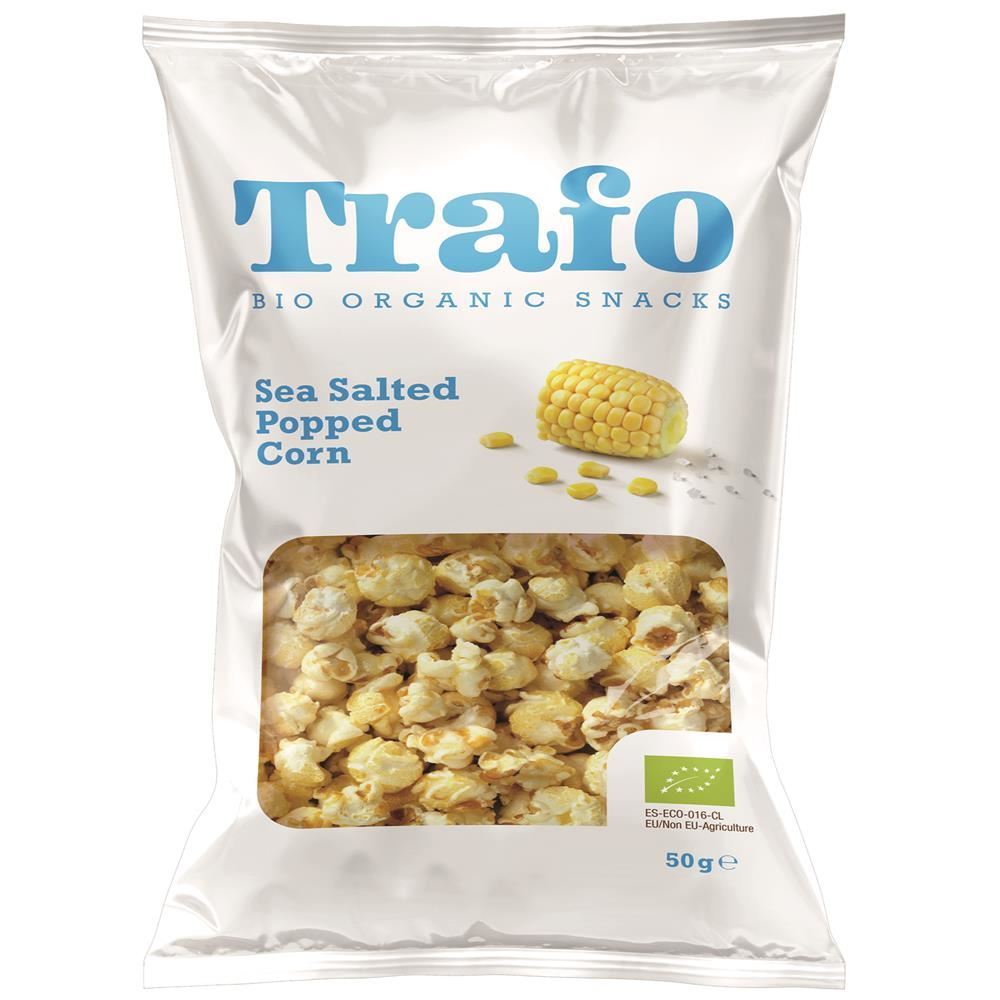 Trafo Organic Popcorn Salted 50g - 6 Pack