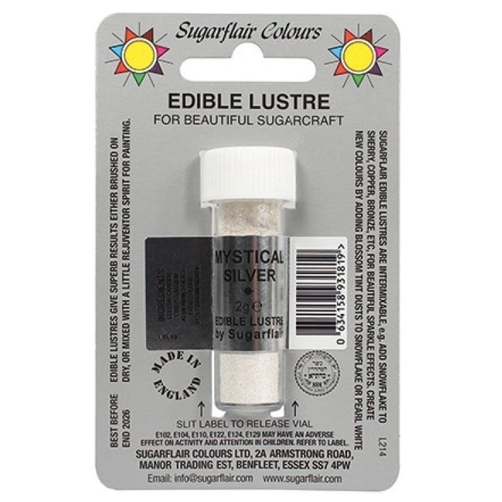 Sugarflair Edible Lustre - 2g All Shades