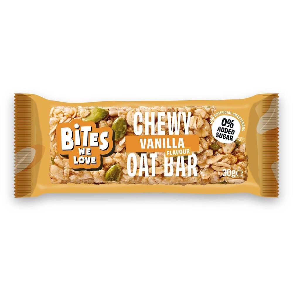 Bites We Love nilla Chewy Oat Bars 30g - 16 Pack