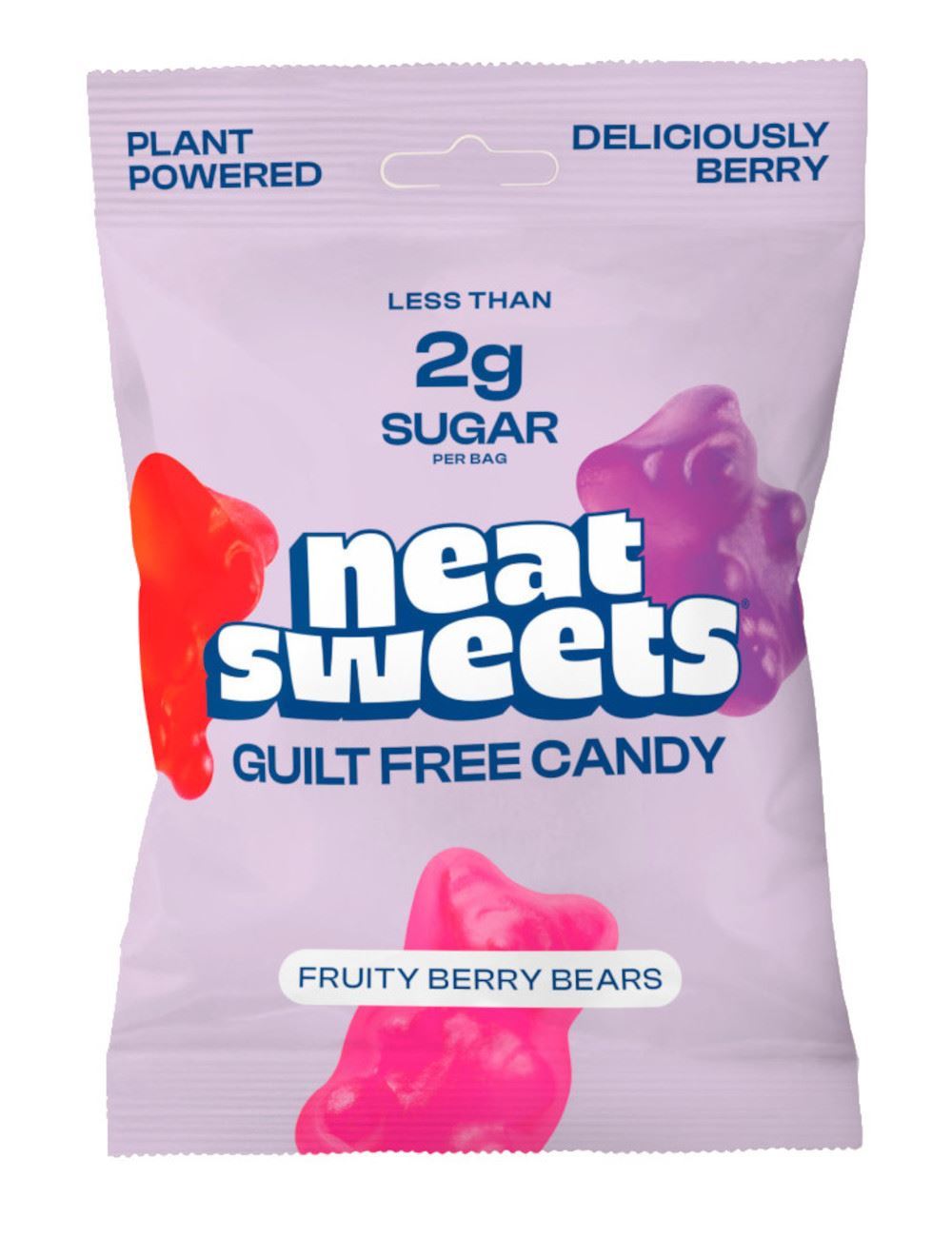 Neat Sweets NeatSweets Low Sugar Plant Based Fruity Berry Gummy 50g - 12 Pack