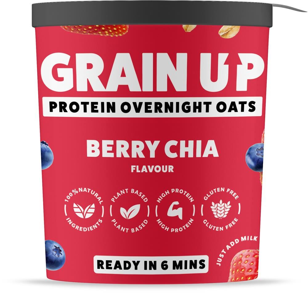 GRAIN UP Overnight Oats - Berry Chia Pot 60g