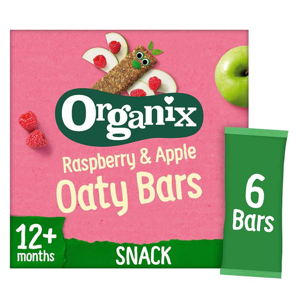 Organix Raspberry & Apple Organic Soft Oat Snack Bars 6x23g
