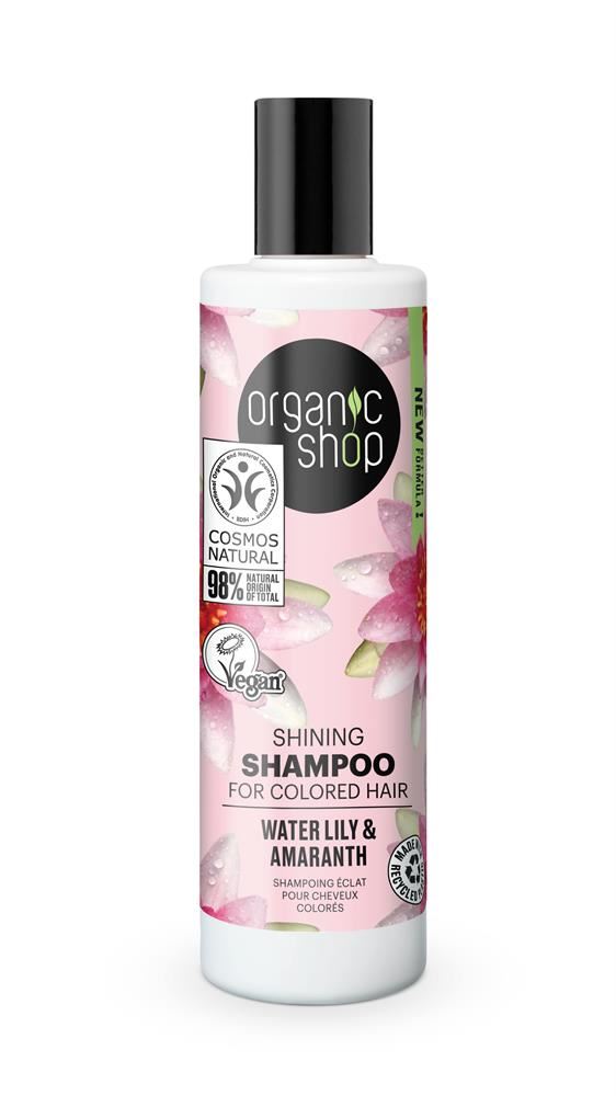 Organic Shop OS Shining Shampoo Coloured Hair WaterLily&Amaranth 280ml