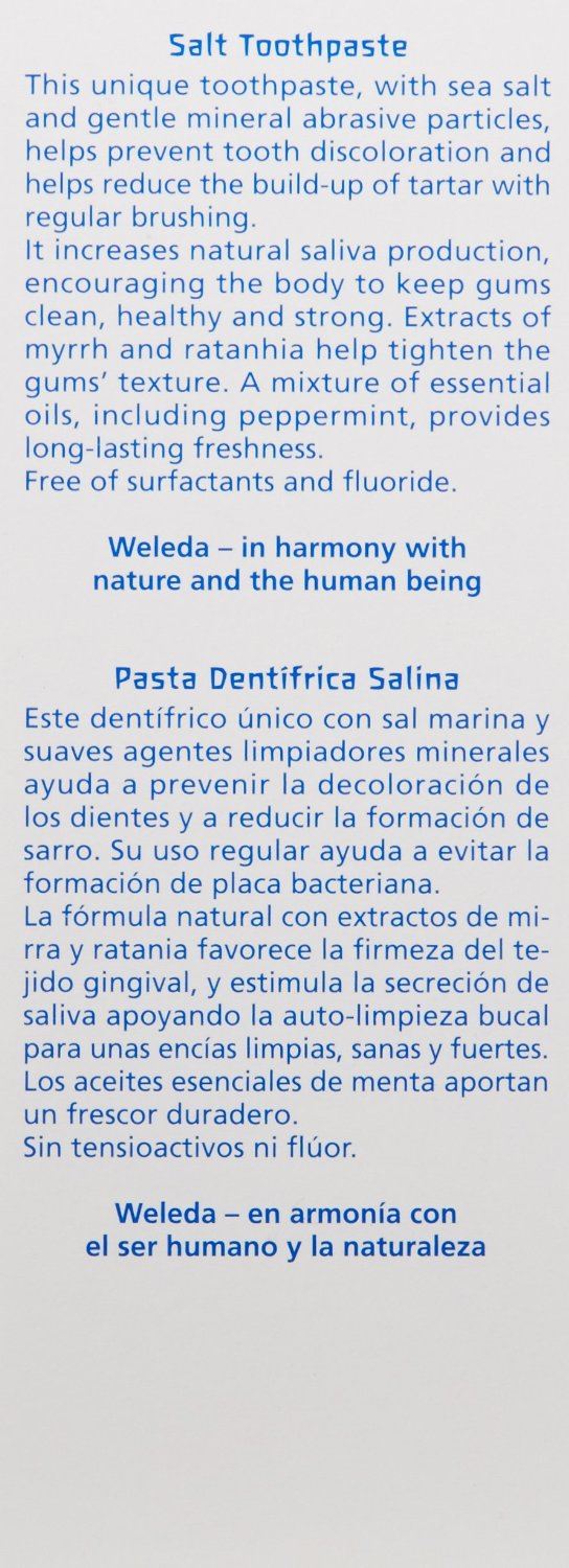 Weleda 75ml Salt Toothpaste