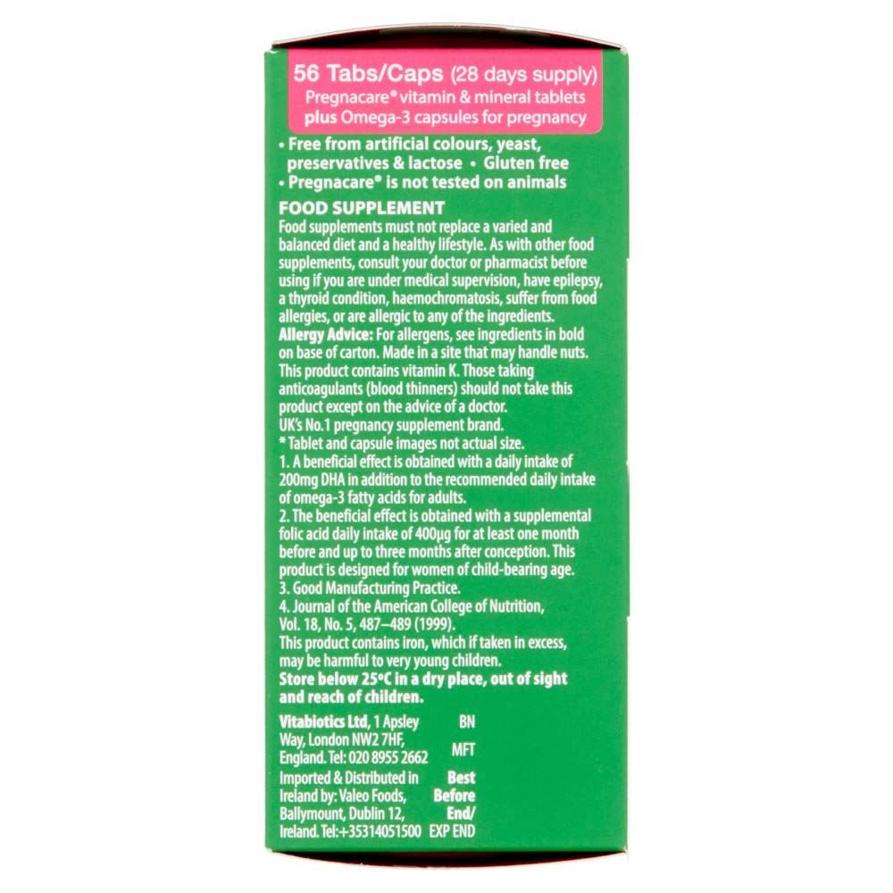 Vitabiotics Pregnacare Plus Omega 3 - 56 Tablets/Capsules