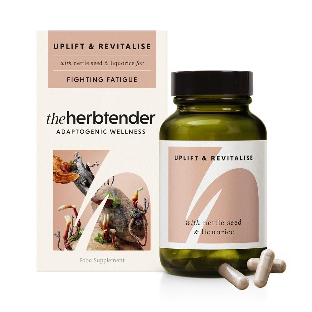 The Herbtender Uplift & Revitalise with Nettle Seed & Liquorice 60 Capsules
