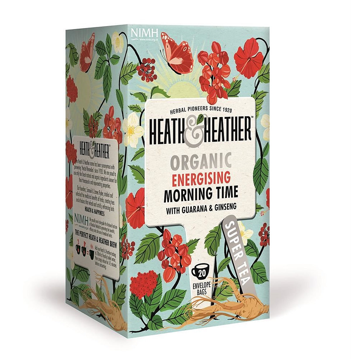 Heath And Heather Organic Morning Time 20 Bags